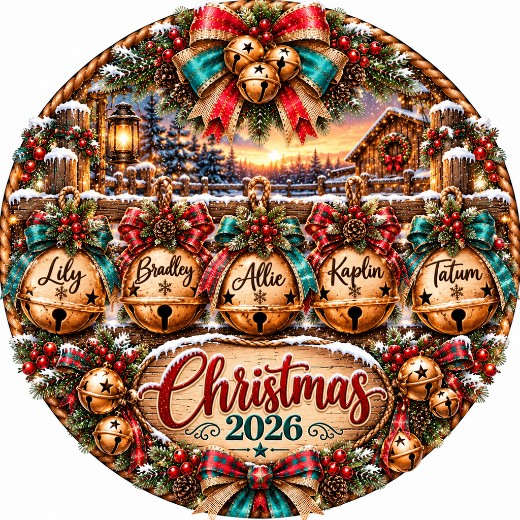 Personalized Christmas ornament design example 2